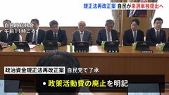 【速報】自民党が政治資金規正法の再改正案を了承　来週単独提出へ　政策活動費廃止を明記| TBS CROSS DIG with Bloomberg