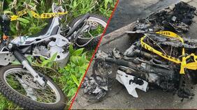バイク事故で死傷の3人全員、道外からツーリング中と判明…追突の大型バイクは炎上して原型とどめず、安全走行を呼びかけ|TBS NEWS DIG
