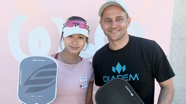 元全米王者が15歳の逸材・佐脇京に金言「1試合1試合、そして1球1球を」【ピックルボール】|TBS NEWS DIG