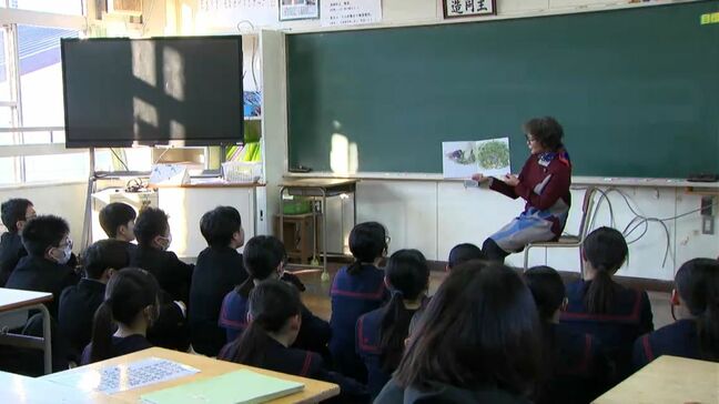 中学生に絵本読み聞かせ　鹿児島|TBS NEWS DIG