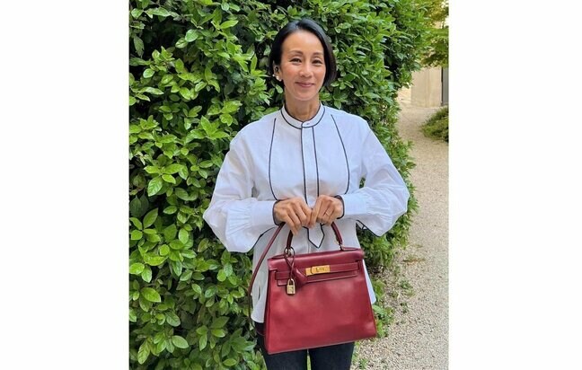 【 中村江里子 】 エルメスのバッグ「ケリー」を修理 「紐や鍵のカバー190€」「Maquillage 305€」「早速使っています」|TBS NEWS DIG