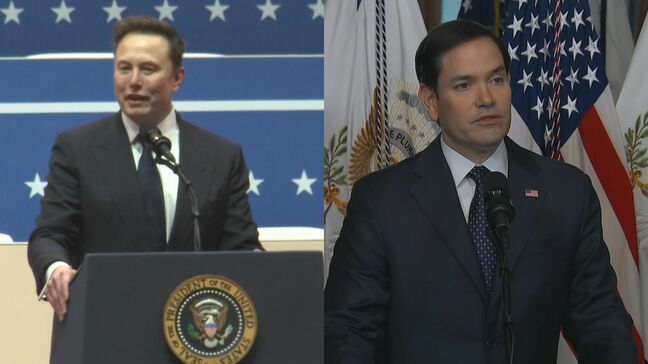 マスク氏とルビオ国務長官がトランプ大統領の前で激しく衝突　米有力紙が報道|TBS NEWS DIG