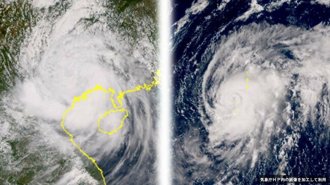 【台風情報】21号と22号“ダブル台風”の今後は? 22号は日本方面へ北上後にUターンか 一時「非常に強い」勢力まで発達の可能性も 最新進路や日本への影響は?【雨風シミュレーション・気象庁最新情報】|TBS NEWS DIG