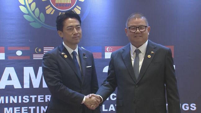 小泉進次郎農水大臣がフィリピンでASEAN+3農林大臣会合に出席 公務と総裁選の両立について問われ「実際に両立できている」|TBS NEWS DIG