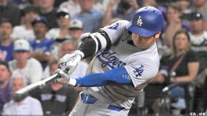 大谷翔平、第3打席は右飛...無走者ではPS24打席連続ノーヒット、ド軍は序盤に2点先制＆ビューラー4回無失点|TBS NEWS DIG