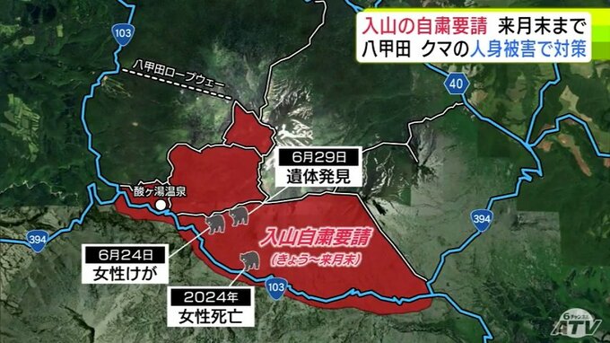 指定範囲の立ち入りを控えるよう強く呼びかけ　7月末まで八甲田山系の一部区域で「入山自粛」を要請の青森市「市民、県民、八甲田へ訪れる方の安全を最優先に」　クマの人身被害で対策|TBS NEWS DIG