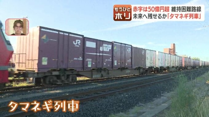 JR石北線を走る通称「タマネギ列車」