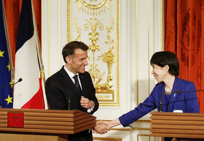 日仏、ホルムズ海峡の安全確保へ緊密に意思疎通で一致－高市首相