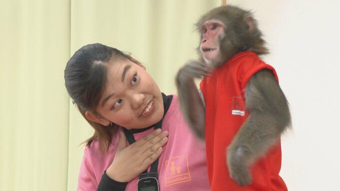 「心のバリアフリー」手話で猿まわし 聾学校で公演 子どもたちは大喜び　大分　|　大分のニュース｜OBS NEWS｜大分放送