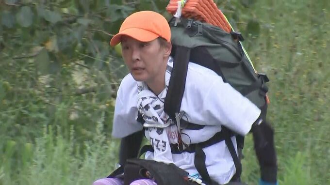半身不随の女性が車いすで九州一周　チャレンジ2日目　大分　|　大分のニュース｜OBS NEWS｜大分放送