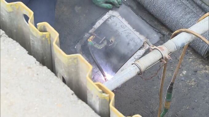 漏水が続いていた導水管を“木栓”で仮止水成功　ようやく溶接などの本格作業を開始　|　沖縄のニュース｜RBC 琉球放送