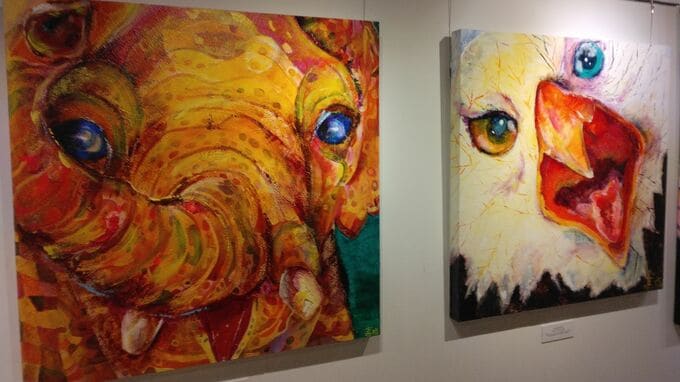 【関東初】自閉症の画家 石村嘉成さんの作品展　新作はじめ200点以上　横浜赤レンガ倉庫で開催中|TBS NEWS DIG