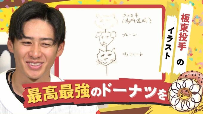 ホークスとコラボ企画「くりケバ」「森パフェ」に続く第３弾「板ドーナツ」～ＲＫＢ「タダイマ！」　|　福岡のニュース｜RKB NEWS｜RKB毎日放送