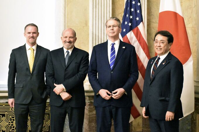 赤沢再生相、日米は貿易拡大で具体的議論－５月中旬以降に次回協議