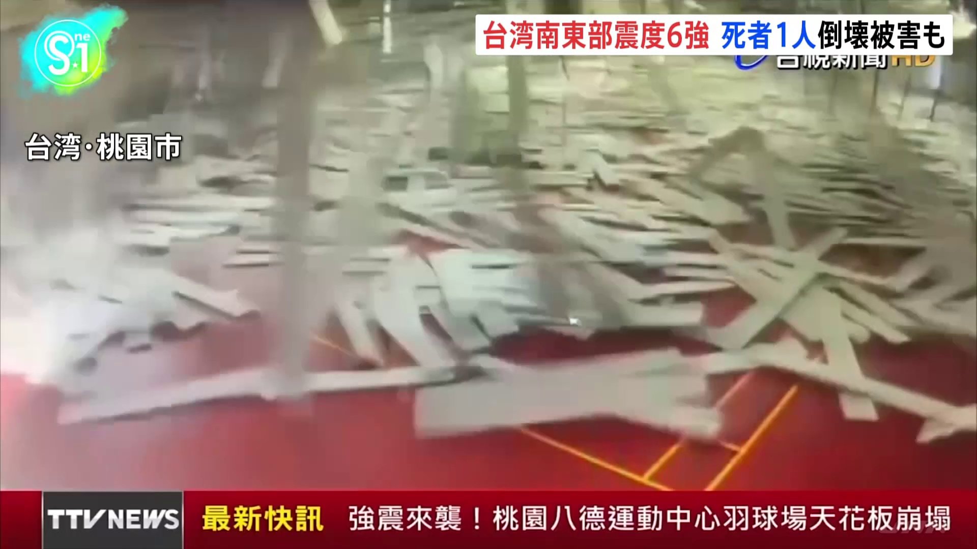 M6 8 台湾南東部を震源とする地震 1人死亡 約80人の負傷を確認 Tbs News Dig