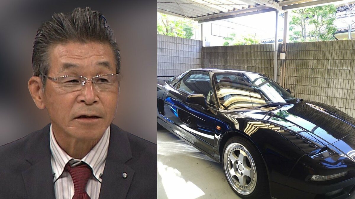 間寛平】愛車NSXを披露 30年以上愛用 走行距離3.6万キロの極上ボディに