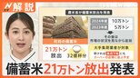 コメの価格、ようやく値下がりへ?備蓄米21万トン放出を発表で経済評論家「1割以上下がることが期待できるのでは」【Nスタ解説】|TBS NEWS DIG