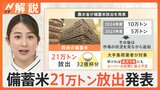 コメの価格、ようやく値下がりへ？備蓄米21万トン放出を発表で経済評論家「1割以上下がることが期待できるのでは」【Nスタ解説】|TBS NEWS DIG