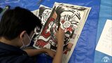 ねぷた絵師が直接指導!完成したねぷた絵は弘前城雪燈篭まつりで展示 青森県|TBS NEWS DIG
