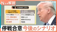 米・イラン即時停戦で合意、明海大・小谷教授「イランがウラン濃縮活動を放棄するかどうかが最も重要」【Nスタ解説】| TBS CROSS DIG with Bloomberg