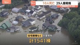 10人死亡29人重軽傷に　千葉・記録的豪雨から3日　住宅の損壊や床上・床下浸水1541棟　千葉県は国に激甚災害への指定を要請する方針|TBS NEWS DIG
