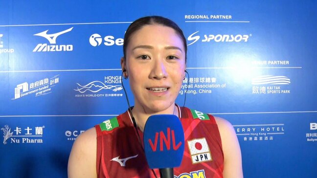 石川真佑「細かいミスが勝負を左右する」女子日本代表、世界ランク1位イタリアに惜敗【ネーションズリーグ】|TBS NEWS DIG