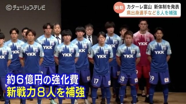「とにかく練習とにかく成長」カターレ富山 韓国代表選手や地元出身選手など8人加入 新シーズンの体制発表|TBS NEWS DIG