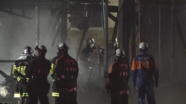 石川・中能登町で納屋が全焼する火事 住宅にも延焼、けが人なし|TBS NEWS DIG