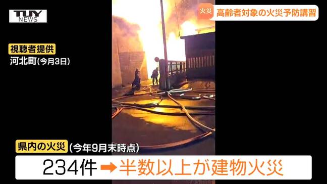 共同住宅ならではの悩みも...高齢者を対象に火災予防講習会　これからの時期は特に火災に注意（山形・天童市）|TBS NEWS DIG