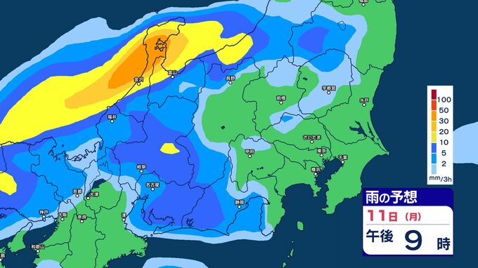 【大雨情報】関東甲信　１２日夕方にかけて　“ゲリラ雷雨”に注意　警報発表地域が拡大する可能性　【雨のシミュレーション画像掲載】関東北部60ミリ　関東南部120ミリ　甲信150ミリ（～12日午前6時・多い所）気象庁|TBS NEWS DIG