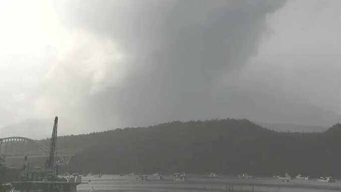 桜島で噴火　噴煙1700m【きょう・あすの降灰予報】鹿児島　|　鹿児島のニュース｜MBC NEWS｜南日本放送