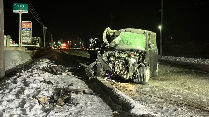 大型トラックと乗用車が衝突　２人搬送　国道339号が一時通行止め　　|　青森のニュース│ATV NEWS│青森テレビ