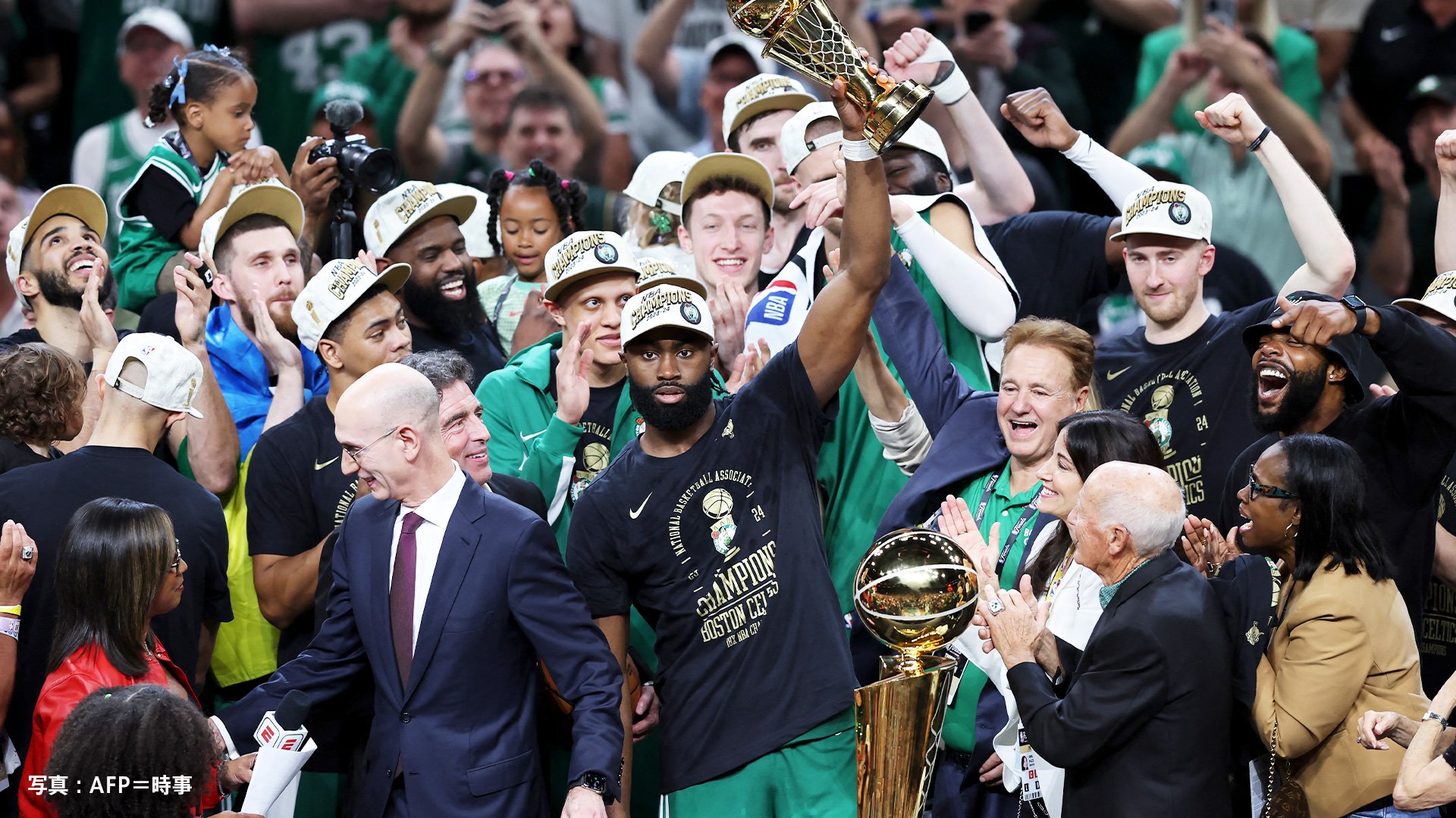 NBA決勝はセルティックスが史上最多18回目の優勝 MVPはJ.ブラウン