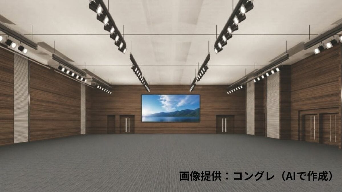 大型高精細LEDディスプレイを備えたカンファレンス施設「コングレスクエア岡山」来年3月開業に向け予約受付開始【岡山】