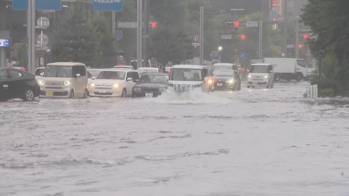 東海地方を襲った大雨… 愛知県内では4人ケガ 床上･床下浸水も