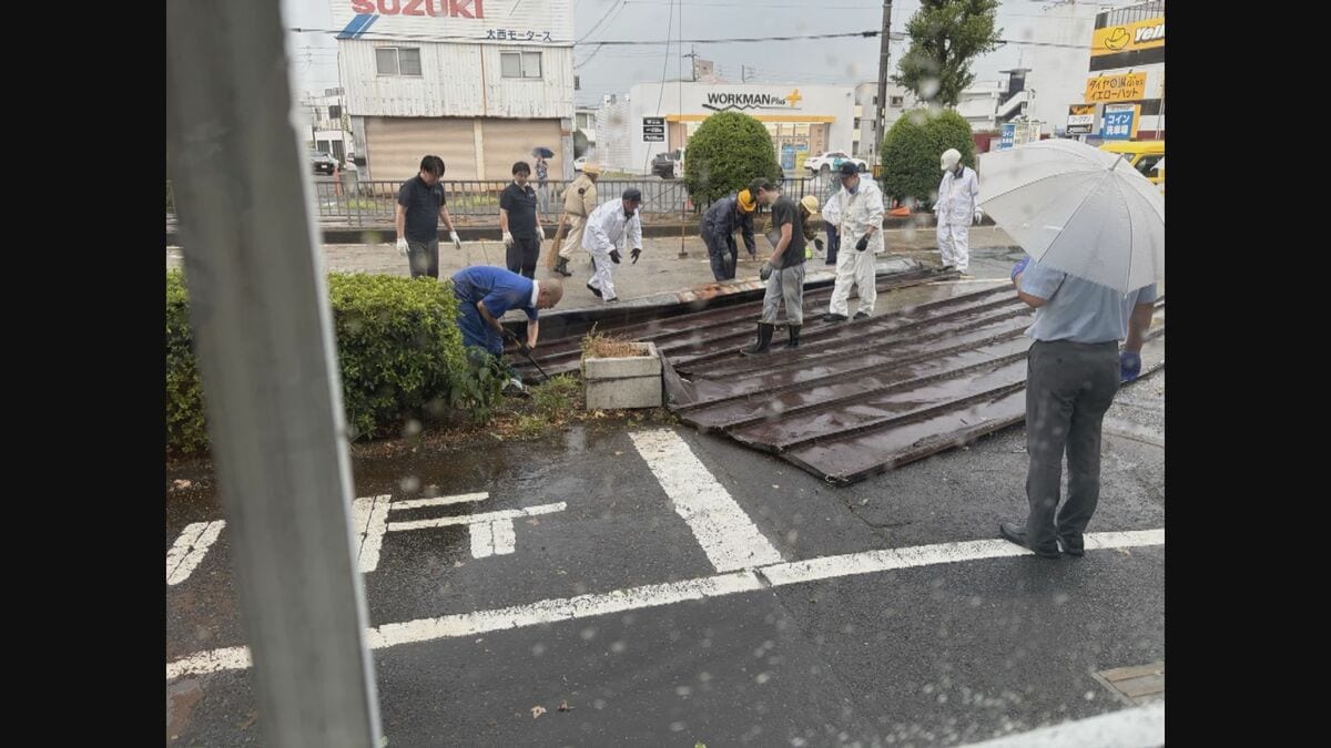 突風の被害相次ぎ…気象台が現地へ ｢どういう物がどういう風に飛んだのか…｣ 突風の種類や風の強さなどを調査 名古屋･中川区