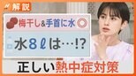 「うなぎ屋さんの熱中症対策水8リットル、これ良いの?」“熱中症”“夏バテ”について調べてみた【Nスタ解説】|TBS NEWS DIG