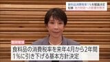 食料品消費税１％が閣議決定 　河野宮崎県知事は地方財政への影響を懸念|TBS NEWS DIG