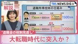 「積み上げてきたのにマイナスは嫌…」どうなる?骨太の方針に明記の“退職金の税制見直し” 大転職時代に突入か?【news23】|TBS NEWS DIG