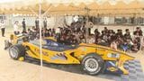 小学校の校庭にフォーミュラカー　国内最高峰レース前に出前授業　大分・日田市|TBS NEWS DIG