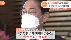 岸田総理が鼻づまり手術の全身麻酔から“即日退院”　秘書官「まだ長時間しゃべりづらい」政府関係者「早く戻らなきゃという強い意志」| TBS CROSS DIG with Bloomberg