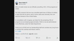 USAIDの事業の83%を打ち切り　ルビオ国務長官が表明| TBS CROSS DIG with Bloomberg