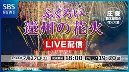 「ふくろい遠州の花火」今夜LIVE配信! 全国の一流花火師がふくろいに集結!【7月27日18:00~袋井花火大会】|TBS NEWS DIG