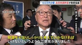 「103万円の壁」引き上げに向け　自民・税制調査会の幹部が制度のあり方など協議|TBS NEWS DIG