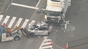 トラックなど6台絡む事故　トラック運転の50代男性の死亡確認　40代男性が重傷も命に別状なし　千葉・館山市|TBS NEWS DIG