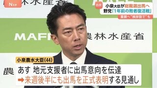 小泉農林水産大臣 出馬の意向固める 自民党総裁選 来週後半にも出馬表明へ 野党「1年前の敗者復活戦」| TBS CROSS DIG with Bloomberg