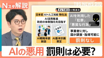 AIに特化した法律が成立 進化と共にリスクも…「○○風画像」は問題なし