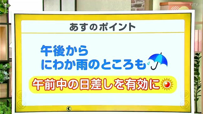 高知の天気 27日 午後からにわか雨のところも 山岸拓気象予報士が解説|TBS NEWS DIG