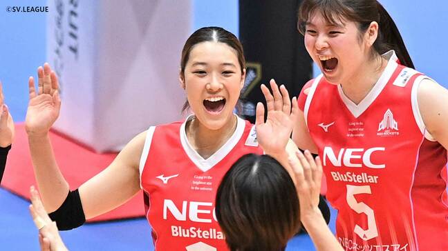 “古賀紗理那の後継者”佐藤淑乃が奮闘 リーグ3連覇へNEC川崎がフルセットの激戦制し準決勝進出【SVリーグ】|TBS NEWS DIG