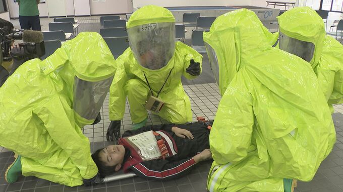 化学物質による災害発生に備え　競輪場で特殊災害対応訓練　山口・防府　|　山口のニュース・天気・防災｜tys NEWS｜ｔｙｓテレビ山口